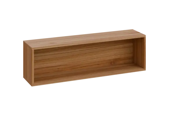 BPB - 100 police na zeď, 240x1000x300, ořech světlý